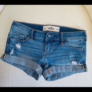 Hollister jean shorts